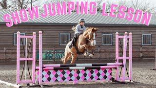 SHOWJUMPING LESSON ON JUMPING PONY RAMON!