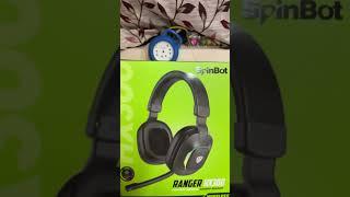SpinBot Ranger HX300 - Wireless Bluetooth and Wired, 2-in-1 functionality. Meetings, music, gaming.