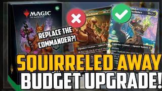 "Squirreled Away" $50 Budget Upgrade Guide! Bloomburrow Commander Precon Deck!- Magic: The Gathering