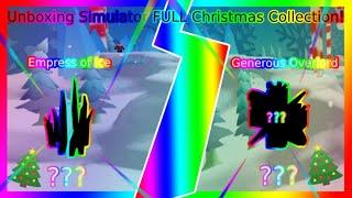 Christmas Quest Mythics/Best Gift/Snow Globe - Roblox Unboxing Simulator