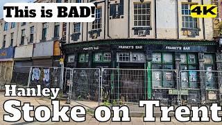 England STOKE ON TRENT Hanley This is BAD | Boarded Up | Ghost Town Great Britain United Kingdom  4K