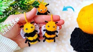 It's so Cute ️ Super Easy Bee Making Idea with Yarn - You will Love It - DIY Amazing Woolen Crafts