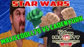 CadenYurk VS MALICEDOLL79 DISNEY INFINITY 2 0 STAR WARS RACE