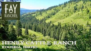 Idaho Ranch For Sale | Henry Cattle Ranch | Kooskia, Idaho