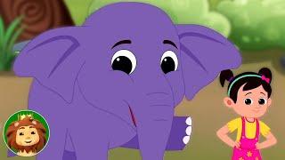 Hathi Pyare Sathi, हाथी प्यारे साथी, HIndi Rhymes and Kids Poem, Elephant Cartoon