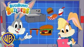Bugs Bunny Builders  | Construction du meilleur restaurant de burgers !  | WB Kids Français​