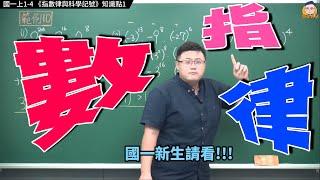 國一上1-4【指數律與科學記號】知識點1