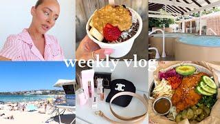 VLOG | back home, giveaway updates, what i bought in NY, rhode blush review, a wholesome sunday etc