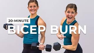 20-Minute Bicep Workout with Dumbbells