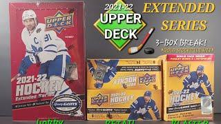 HITTING A GOLD STOCKPILE YOUNG GUNS RC  ALL 3 VERSIONS OF 2021-22 UPPER DECK HOCKEY EXTENDED SERIES