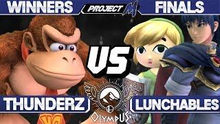 Olympus - Lunchables (Toon Link/Marth) vs ThundeRzReiGN (DK) - PM Winners Finals - Project M