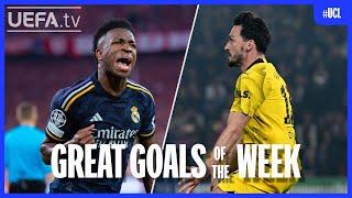 #UCL Great Goals Semi-Finals | Vinícius Júnior, Hummels...