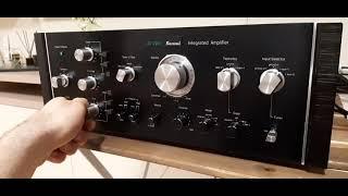 Sansui AU 9900 - Integrated Stereo HiFi Power Amplifier - Demo Audio Test -