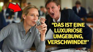 Liberale Kellnerin verspottet Alice Weidel – bis sie erfährt, wem das Restaurant wirklich gehört!