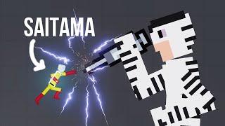 Saitama vs Zebra Gaming TV - People Playground 1.16 Beta
