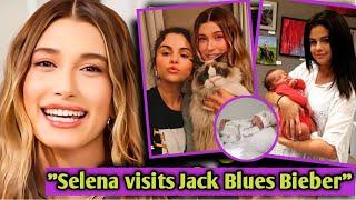 A Surprising Reunion Selena Gomez Visits Hailey Bieber to Congratulate the New Mom....