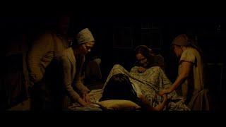 In Dubious Battle (2016): Lisa gives birth in the labor camp