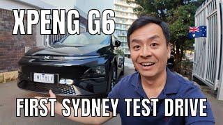 Real World Test Drive of RHD XPENG G6 in Sydney Australia 2024