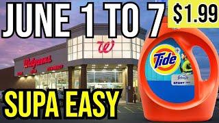 Walgreens CHEAP TIDE WEEK June 1 to 7!