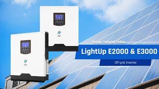 【LightUp E2000/E3000 - Off-grid Inverter Tutorial Video】FSP Group