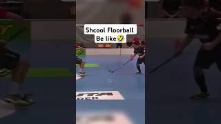 school Floorball be like #floorball #innebandy #salibandy