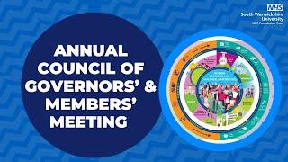 South Warwickshire University NHS Foundation Trust Annual General Meeting (AGM) 2023