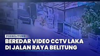 BREAKING NEWS : Kecelakaan Mobil Tabrak Seorang Pelajar SD di Jalan Raya Belitung Terekam CCTV