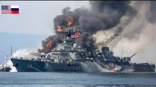 The largest aircraft carrier USS Gerald R. Ford of the US was destroyed by a Yak 141 jet attack