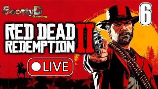 LIVE Red Dead Redemption 2, Part 6 / Story and  Huntin' (Full Game Blind)