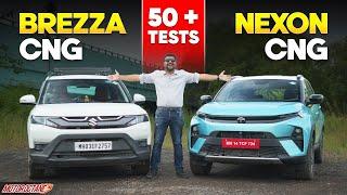 Tata Nexon CNG vs Maruti Brezza CNG Comparison