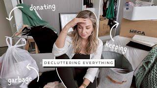 Decluttering & organizing everything I own! I NEED IT GONE! Cleaning motivation | Moving Diaries 1