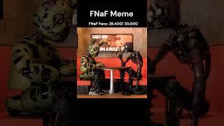 FNaF Meme The Mimic #viralvideo #fnaf #videogame #springtrap #fy #fypシ゚viral #fypage