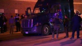 Baltimore police find a body inside semi-truck's cab