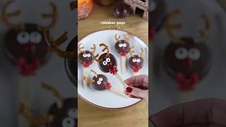 Reindeer Pops  #christmas #baking