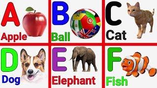 A for Apple b for Ball, English Varnamala, HINDI ALPHABETS, ALPHABETS, Abc Phonics songs with Image