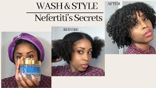 The Wash & Go Nefertiti's Secret Product Experience