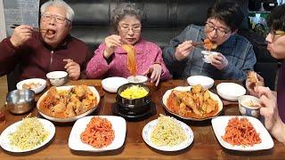 Kimchi Dakbokkeumtang Mukbang (radish salad, bean sprout salad, steamed egg) Recipe