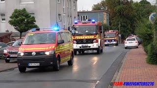 Einsatzfahrten nach schwerem Unwetter in Kelkheim (Taunus) und Frankfurt am Main