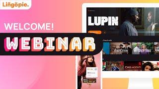 Lingopie welcome webinar! | Onboarding and Q&A