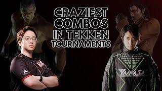 TOP 10 CRAZIEST COMBOS IN TEKKEN TOURNAMENTS