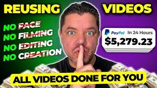 Easiest Way to Make Money Online Reusing Videos (No Filming Needed)