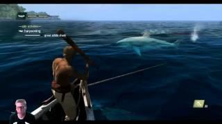 Ivan Attacks a Great White Shark.