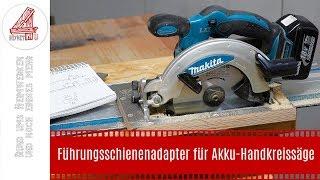 Führungsschienenadapter für Akku-Handkreissäge