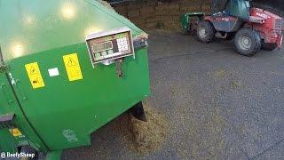 Winter Silage Feeding with Keenan Feeder Wagon