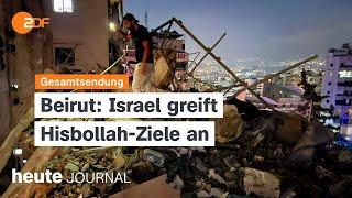 heute journal vom 30.07.2024 Israelischer Angriff in Beirut, Rico K. begnadigt, Wahlrechtsreform