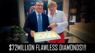 $72MILLION FLAWLESS DIAMONDS!