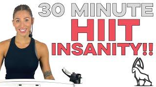 30 MIN HIIT INSANITY | Treadmill Run!