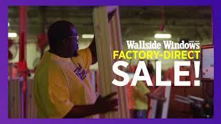 Factory-Direct Sale: Half Off All Wallside Windows