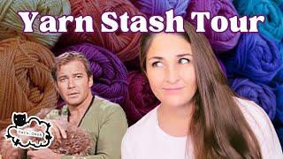 Yarn Stash Tour  ~ The Trouble with (YARN) Tribbles 