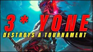 A 3* Yone Destroys a Tournament | Dogdog Teamfight Tactics